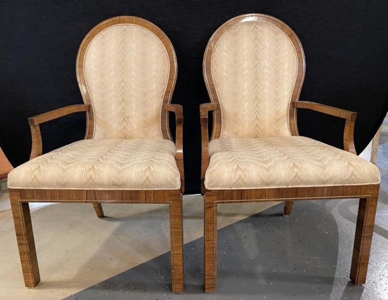 Pair of Milo Baughman Arm or Office Chairs, Mid-Century Modern, Mastercraft - 9