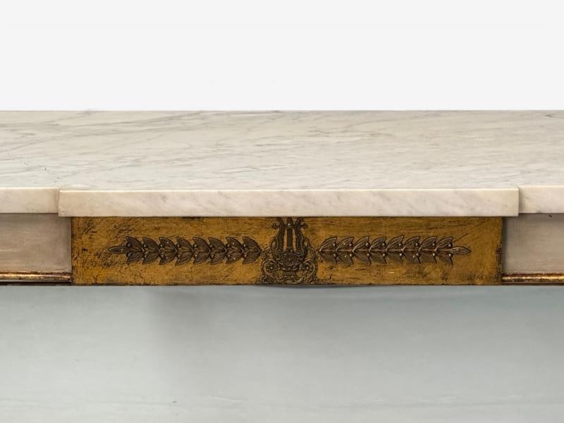 Maison Jansen attr., Hollywood Regency, Giltwood, Mirrored Console Table, 1940s - 6