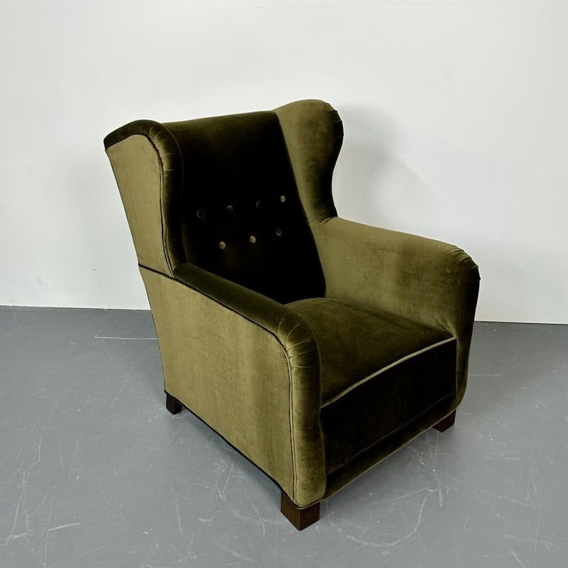 Mid-Century Danish Cabinetmaker Wingback / Lounge Chair, Flemming Lassen Style - 2