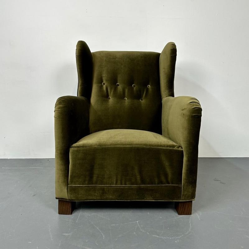 Mid-Century Danish Cabinetmaker Wingback / Lounge Chair, Flemming Lassen Style - 3