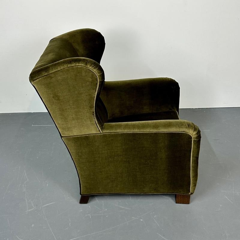Mid-Century Danish Cabinetmaker Wingback / Lounge Chair, Flemming Lassen Style - 7