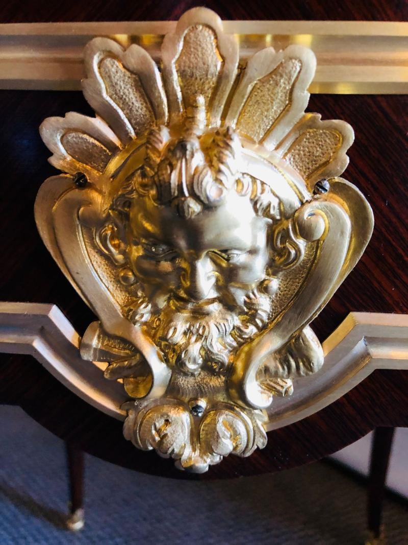 19th Century French Ormolu Folding Card Envelope Table, Signed P. Sormani - 5