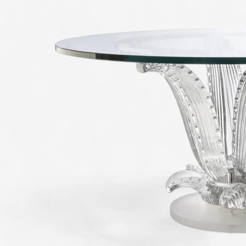 Lalique, Modern Cactus Center Table, Clear Crystal, 72" Glass, France, 1984 - 4