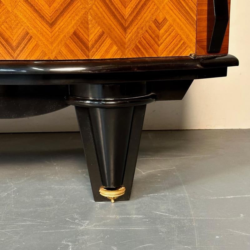 Large French Art Deco Marquetry Sideboard, Buffet, Rosewood, Walnut, Marquetry - 10