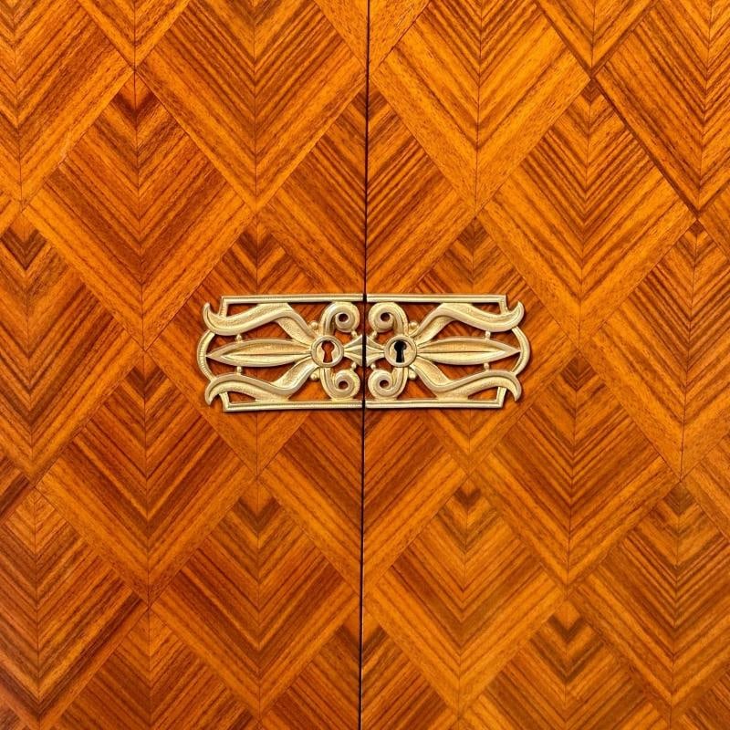 Large French Art Deco Marquetry Sideboard, Buffet, Rosewood, Walnut, Marquetry - 11