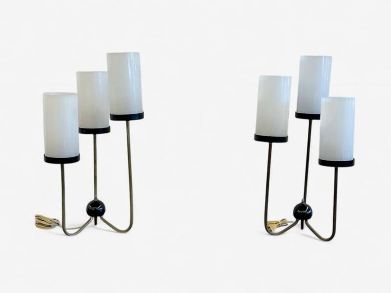 Kurt Versen , Mid-Century Modern, Brass, Table Lamps, USA, 1960s - 4