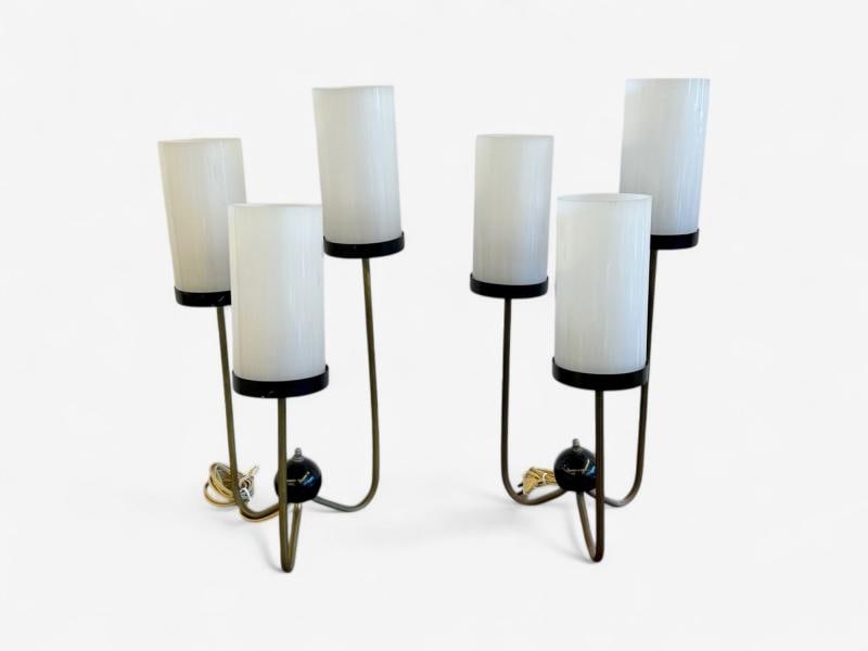 Kurt Versen , Mid-Century Modern, Brass, Table Lamps, USA, 1960s - 7