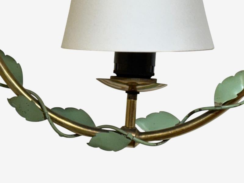Nybro Armaturfabrik, Swedish Modern, Brass, Metal, Pendant Light, Sweden, 1950s - 7