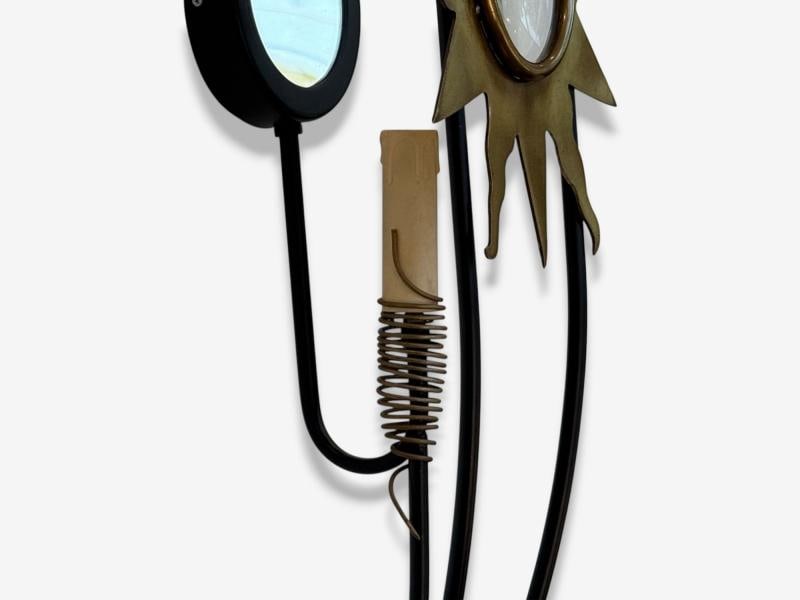 Maison Lunel Style, French Modern, Bronze, Steel, Wall Lights, 21st c. - 7