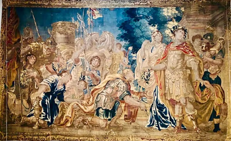 17th Century Flemish Tapestry Daris at Constantinople - 2