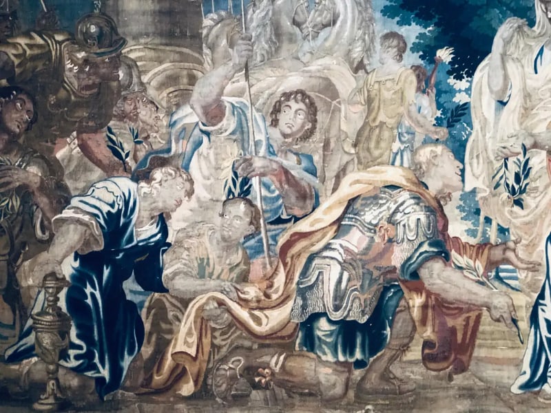 17th Century Flemish Tapestry Daris at Constantinople - 7