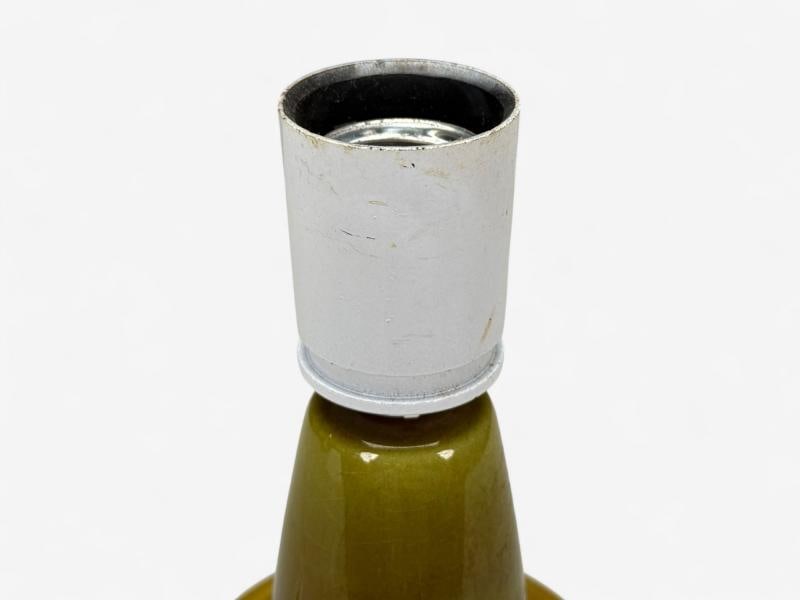 Einar Johansen, Danish Modern, Green Stoneware, Table Lamp, Denmark, 1970s - 8
