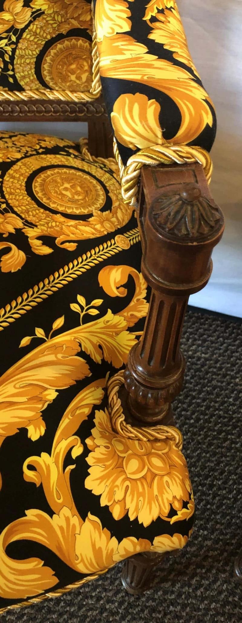 Pair of 19th-20th Century Louis XVI Style Carved Armchairs - 5