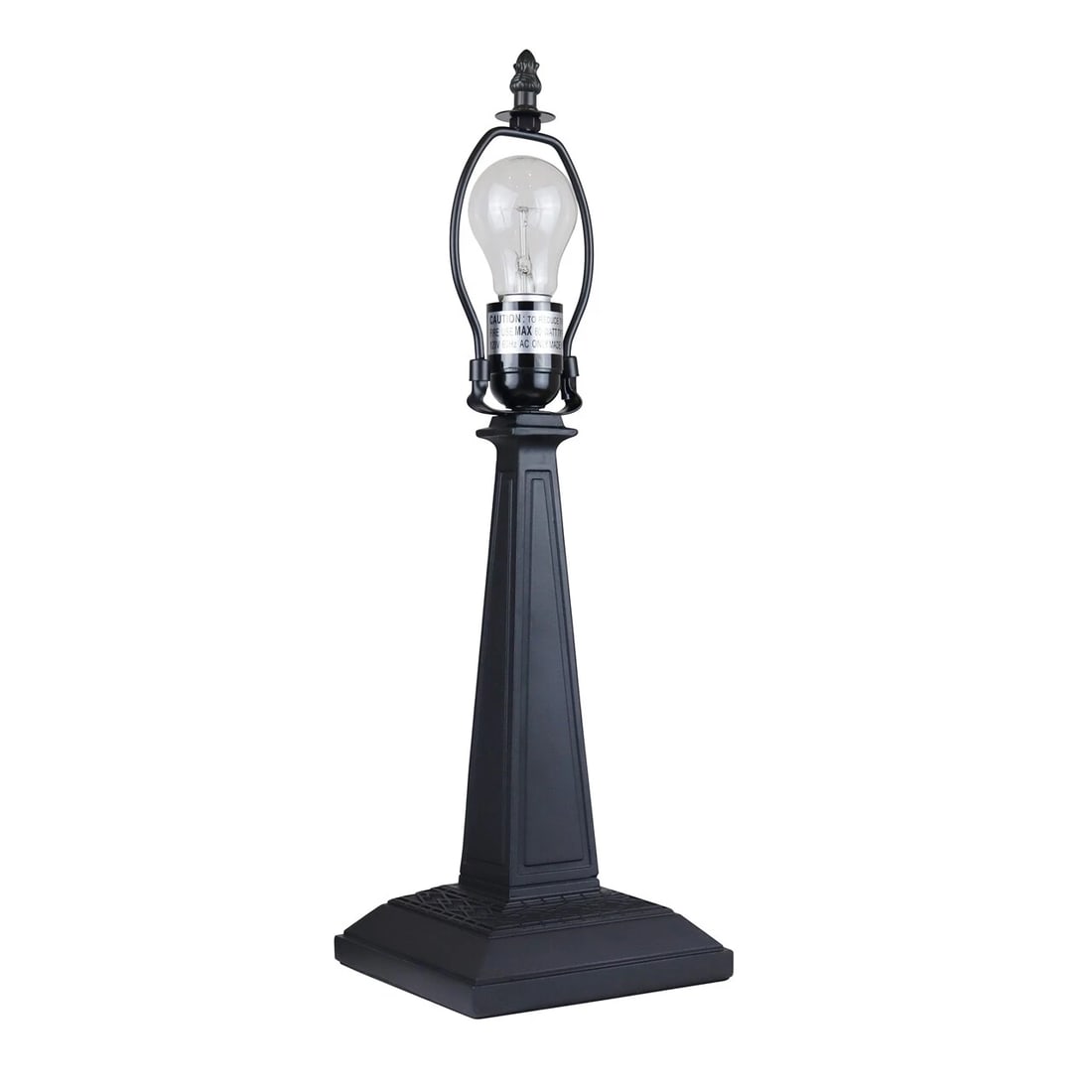 18" 1 light Stained Glass Mission Table Lamp - 4