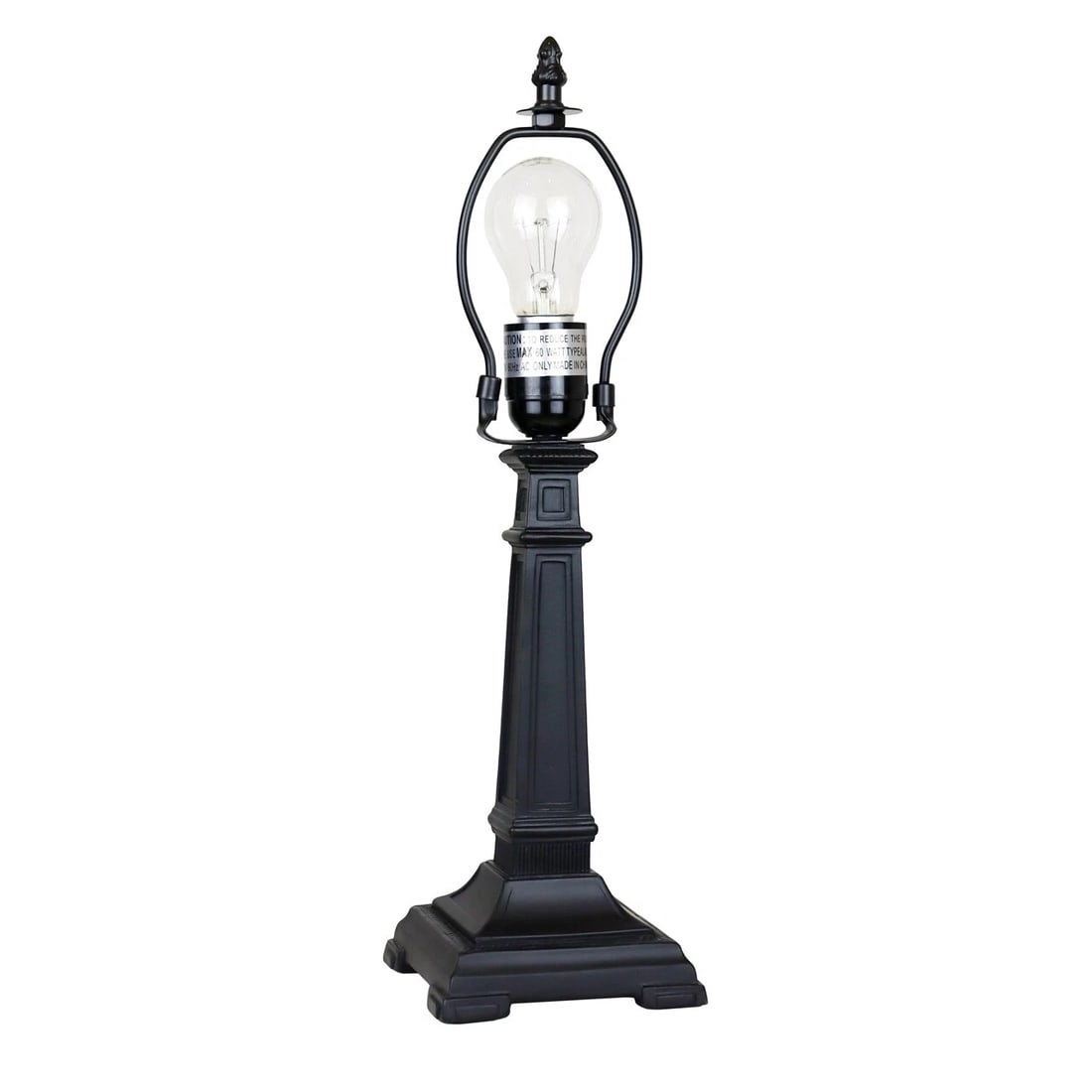 16.8" 1 light Stained Glass Mission Table Lamp - 4
