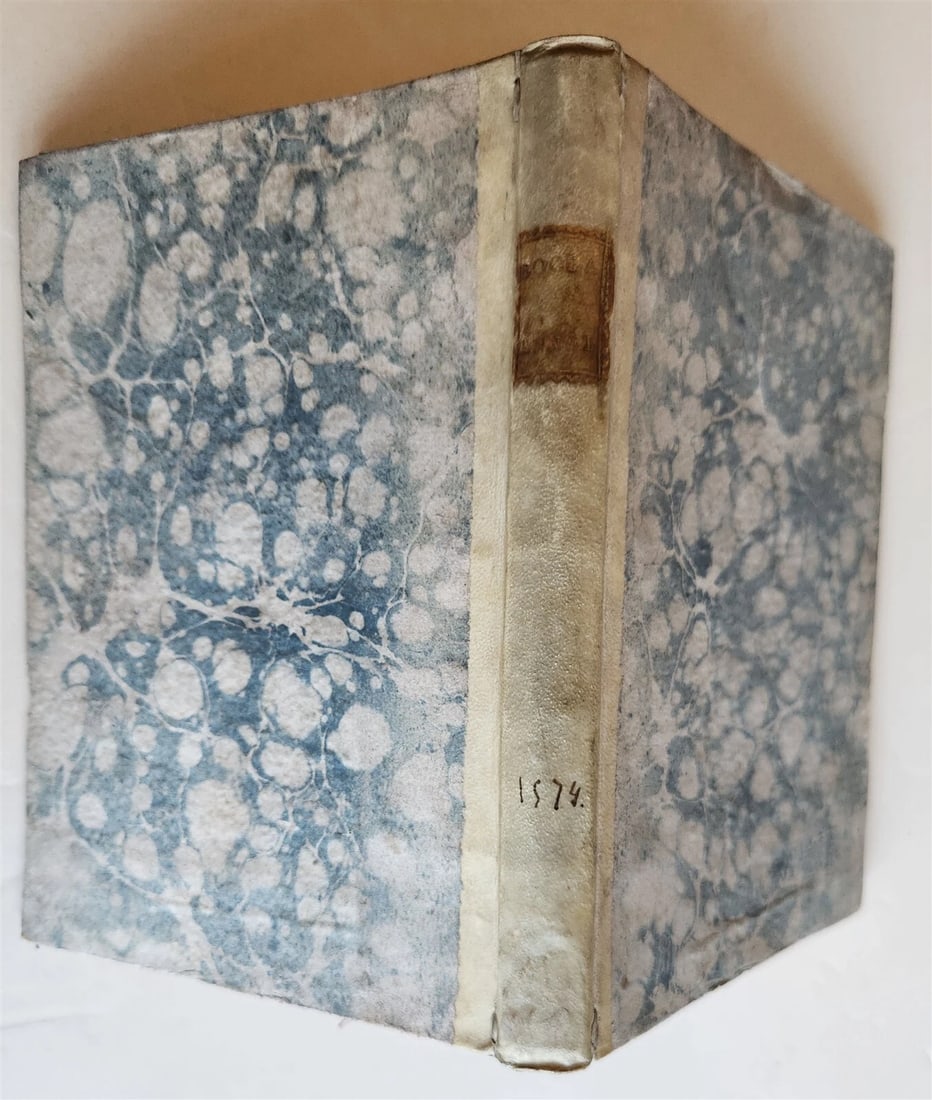 1573 GIUNTI PRESS ANNOTATIONS on DECAMERON by GIOVANNI BOCCACCIO antique VELLUM - 2