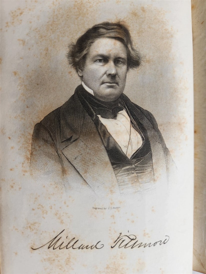 1856 THE LIFE & PUBLIC SERVICES of MILLARD FILLMORE by W.BARRE antique AMERICANA - 3