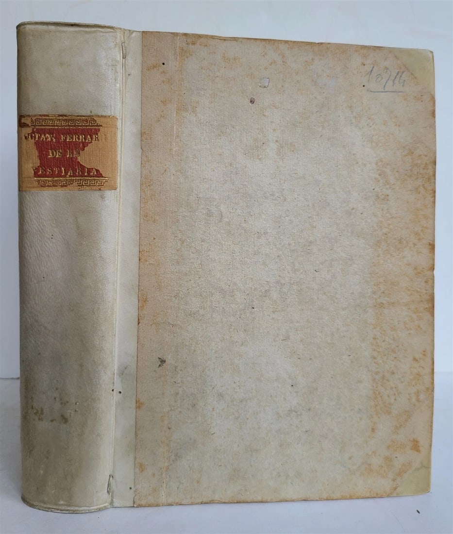 1685 ANCIENT CUSTUMES ILLUSTRATED antique VELLUM BOUND over 50 engravings - 2