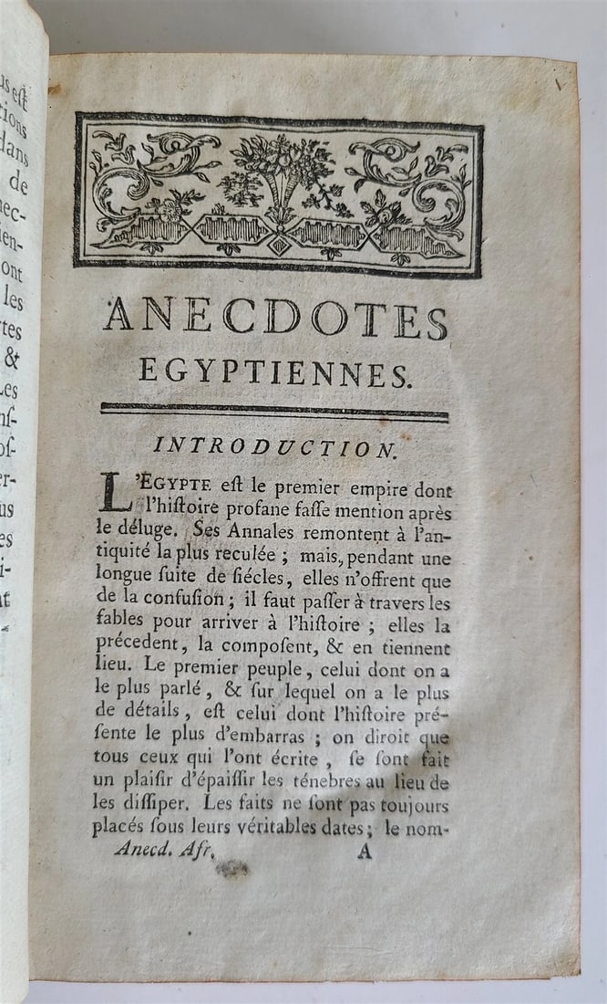 1775 ANECDOTES AFRICAINES antique FRENCH HISTORY of AFRICA - 4
