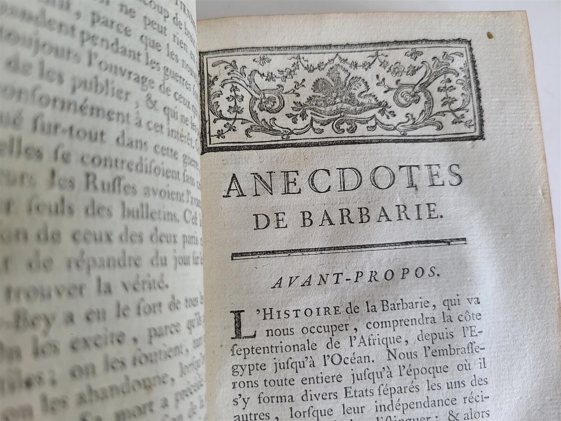 1775 ANECDOTES AFRICAINES antique FRENCH HISTORY of AFRICA - 6