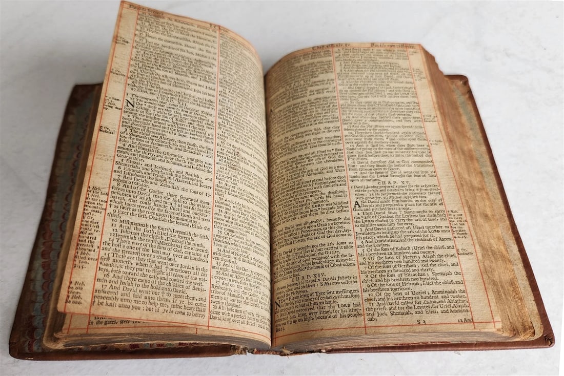 1660 BIBLE in ENGLISH antique OLD & NEW TESTAMENT by Henry Hill & John Field - 6