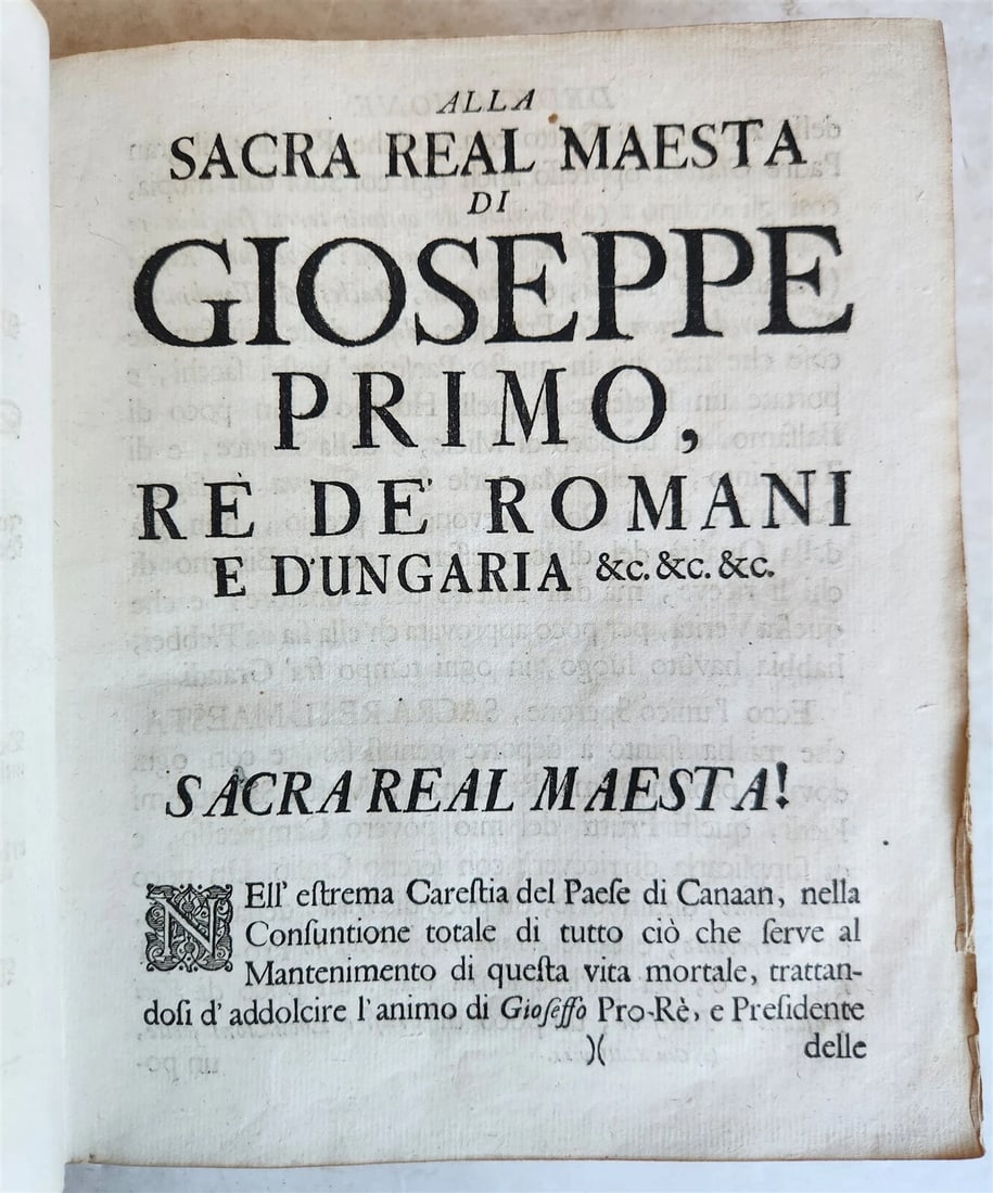 1693 ITALIAN GERMAN DICTIONARY by M. CRAMER antique VELLUM BOUND - 5