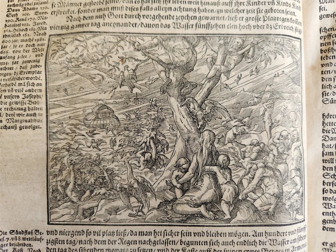 1590 FLAVIUS JOSEPHUS ILLUSTRATED JEWISH HISTORY antique MASSIVE FOLIO JUDAICA - 4