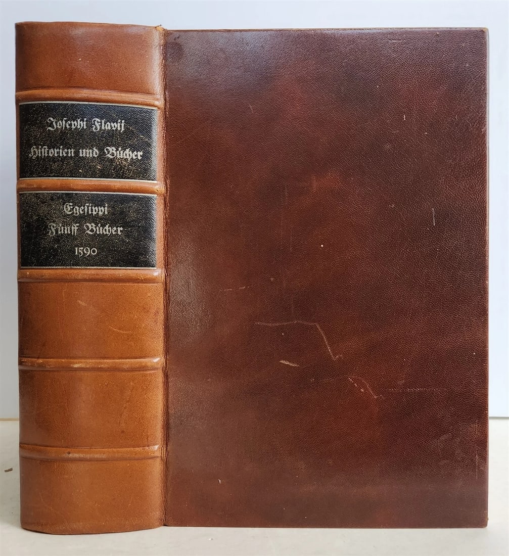 1590 FLAVIUS JOSEPHUS ILLUSTRATED JEWISH HISTORY antique MASSIVE FOLIO JUDAICA - 6