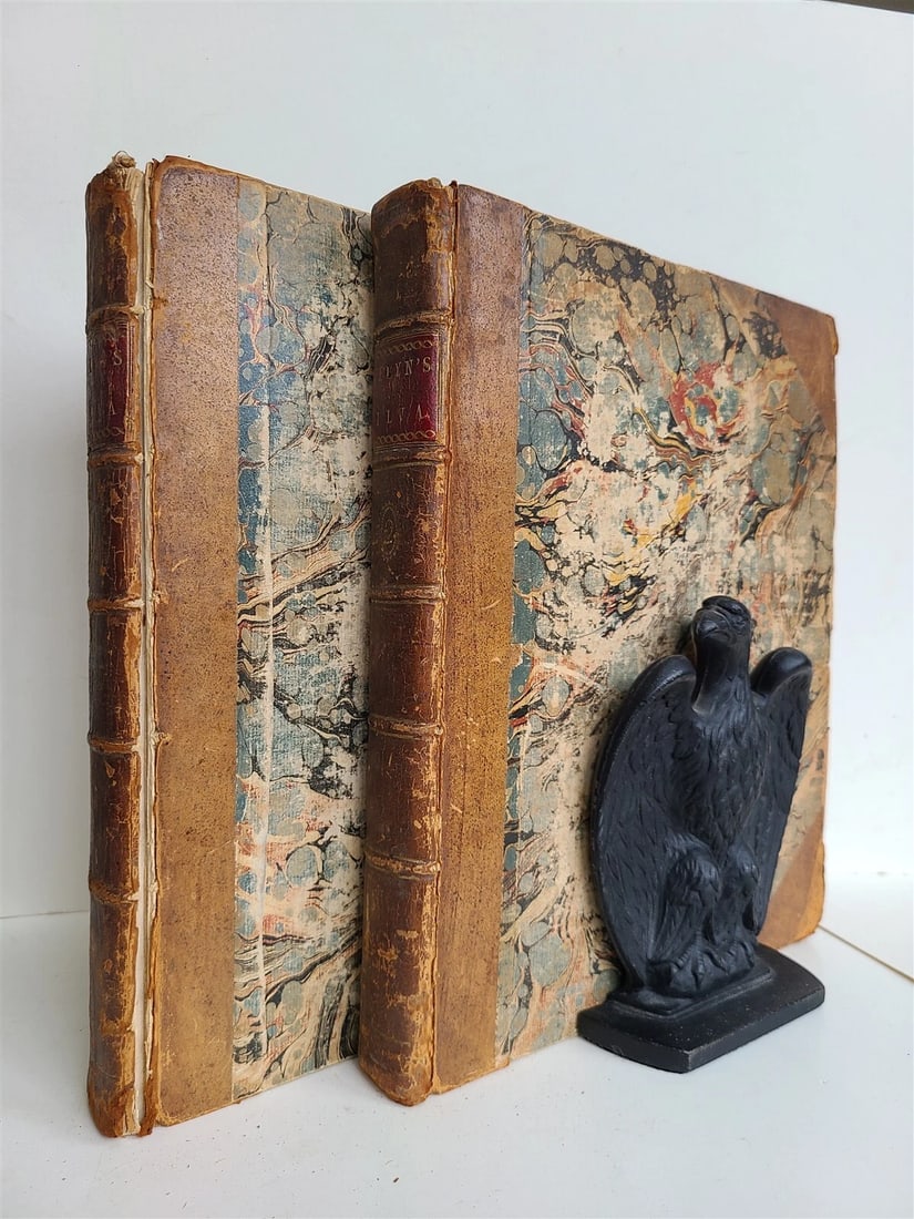 1786 SILVA: DISCOURSE OF FOREST TREES 2 VOLUMES ILLUSTRATED antique in ENGLISH (1 of 19)