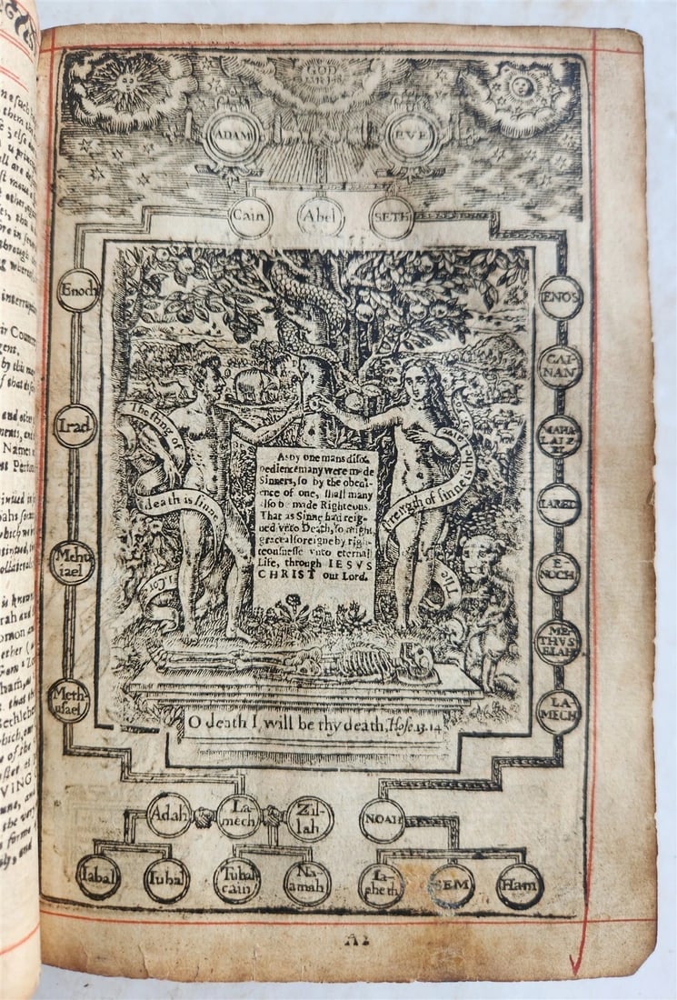 1648 BIBLE in ENGLISH antique Old & New Testament LONDON ILLUSTRATED 114 PLATES - 6