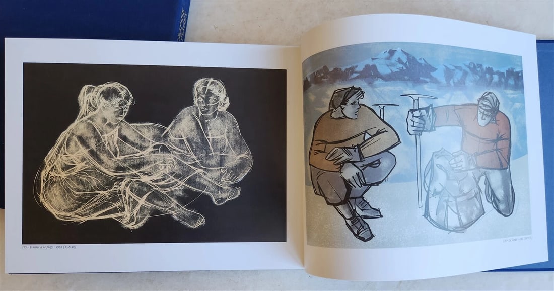 1987 LANDSCAPE LITHOGRAPHS by PIERRE BICHET vintage ART folio ALBUM in FRENCH - 4
