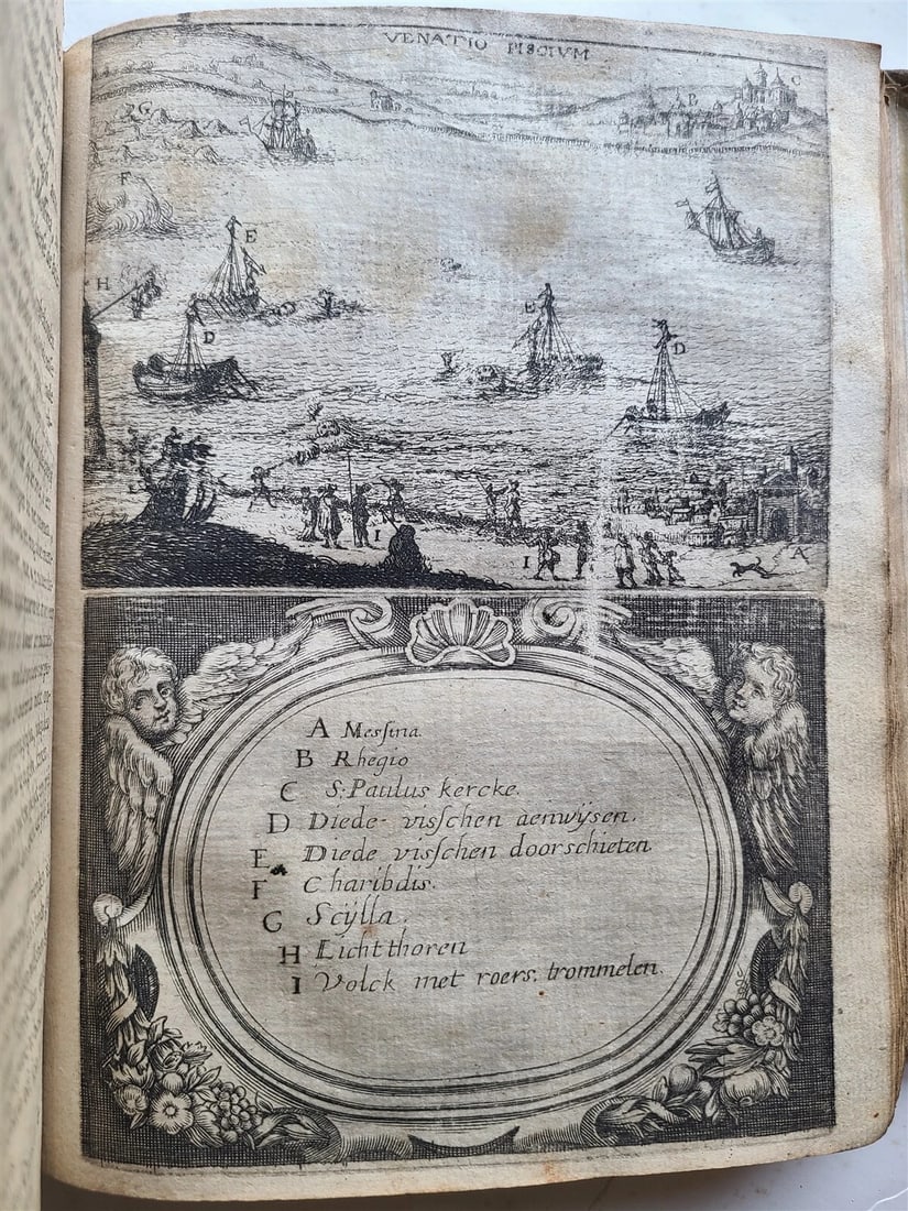1673 HOLY LAND VOYAGE by Anthonius Gonsales ANTIQUE in Dutch ILLUSTRATED rare - 2