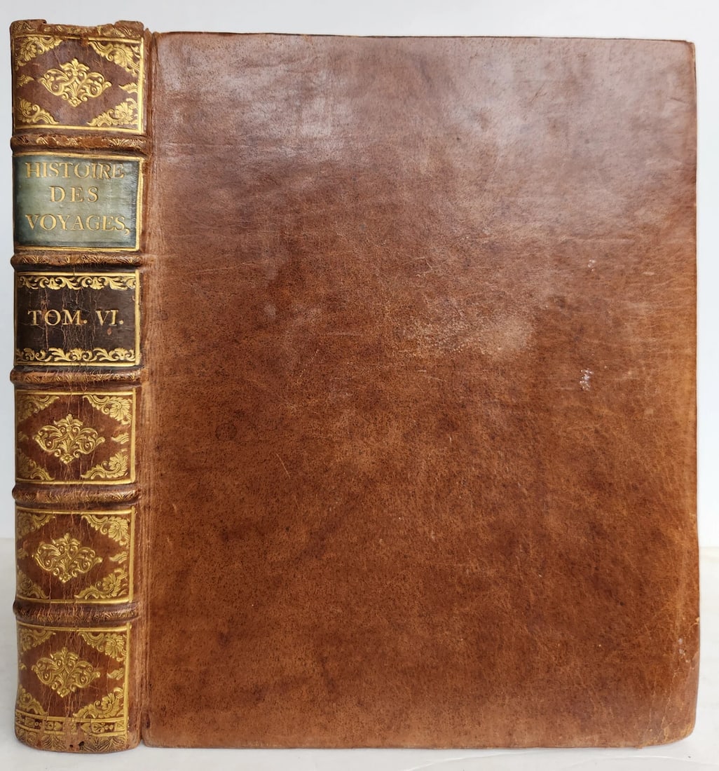 1748 TRAVELS TO AFRICA antique Histoire generale des voyages ILLUSTRATED Vol. 6 - 2