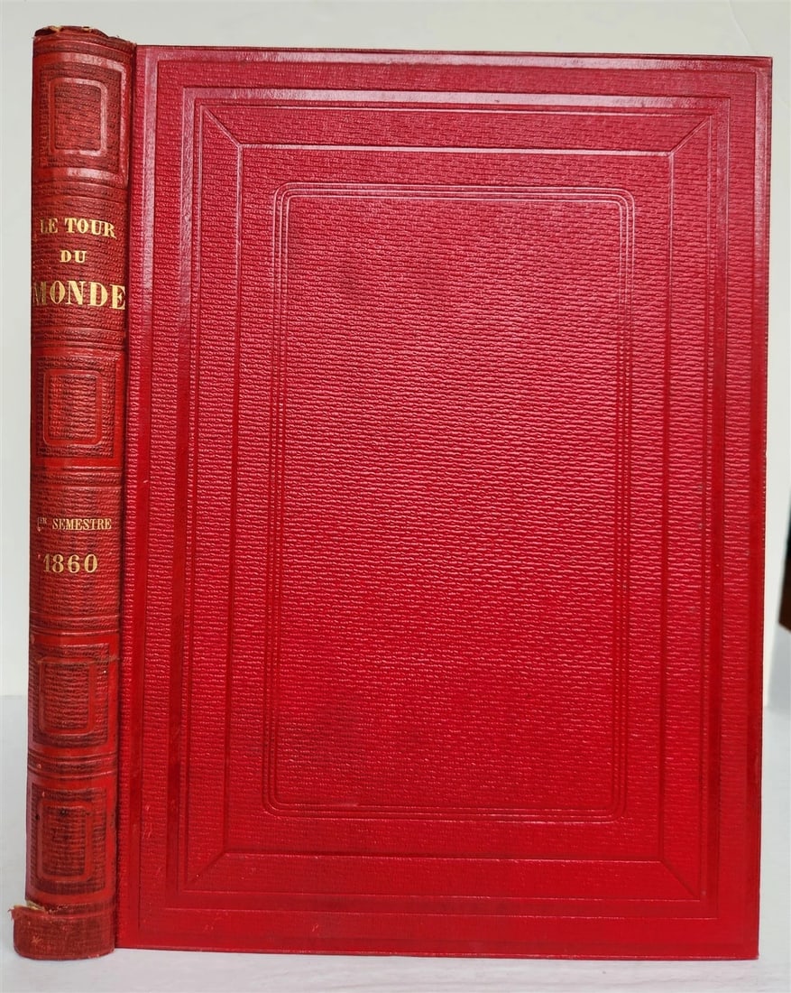 1860 HISTORY VOYAGES ILLUSTRATED antique AFRICA JAPAN USA NORTH POLE CAUCASUS - 2