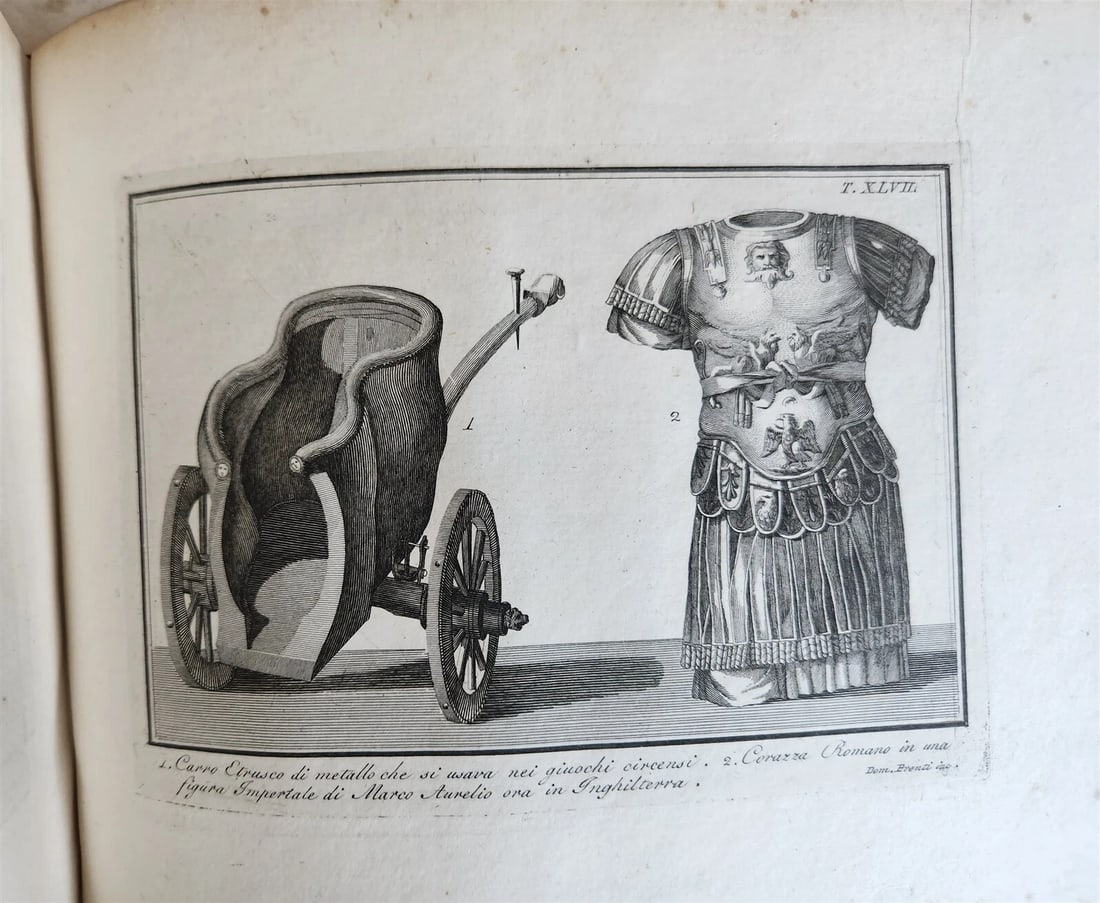 1805 ILLUSTRATED COSTUMES of ANCIENT EGYPTIANS ETRUSCANS GREEKS & ROMANS antique - 4