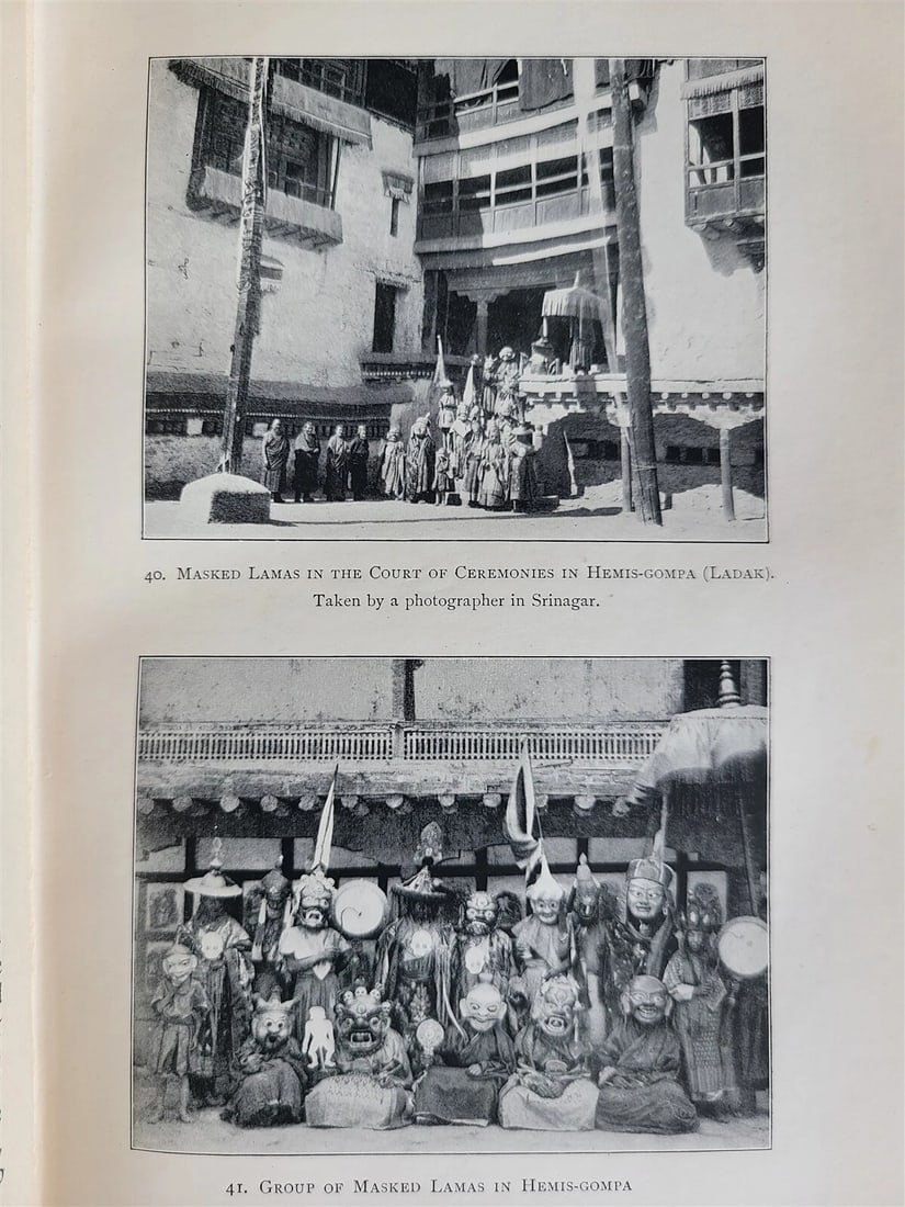 1910 TRANS-HIMALAYA DISCOVERIES & ADVENTURES in TIBET antique ILLUSTRATED 3 vols - 7