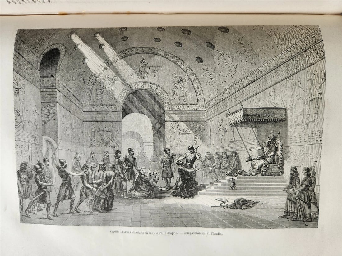 1863 HISTORY VOYAGES ILLUSTRATED antique CENTRAL ASIA SYRIA AFRICA ASSYRIA WIEN - 7