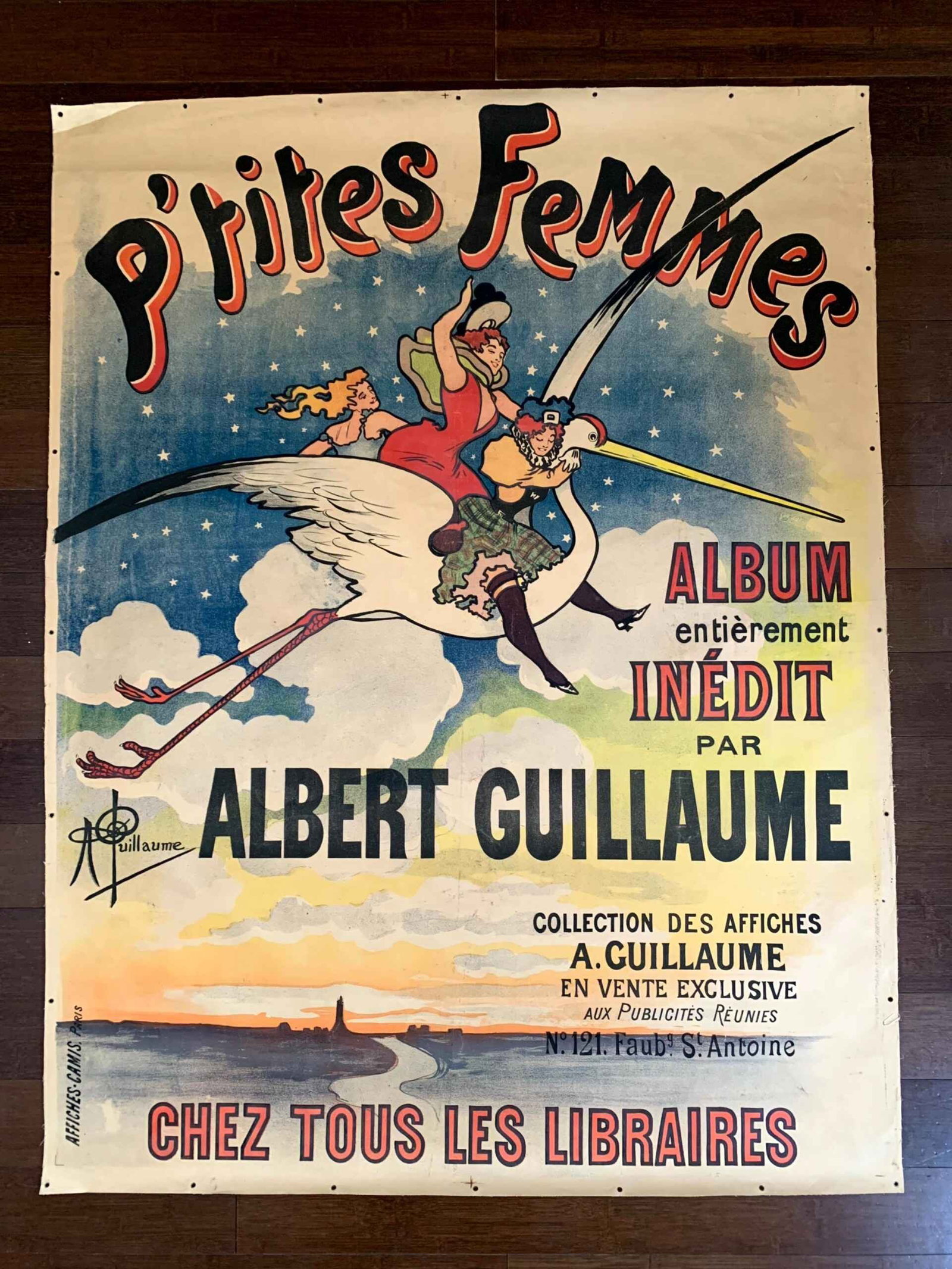 P'tites Femmes - Art by Albert Guillaume (1893) 38x49 French Promotional Poster (1 of 6)