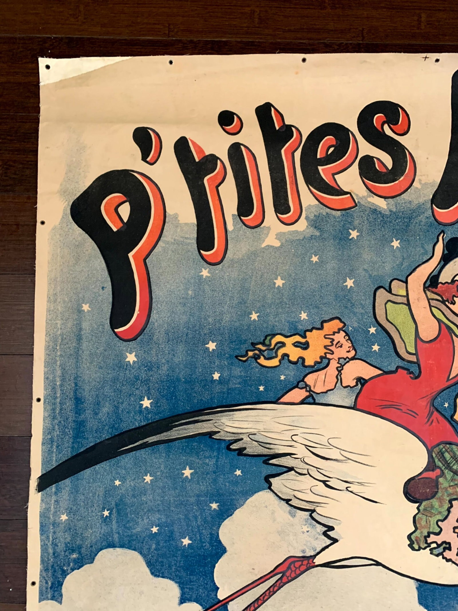 P'tites Femmes - Art by Albert Guillaume (1893) 38x49 French Promotional Poster - 2