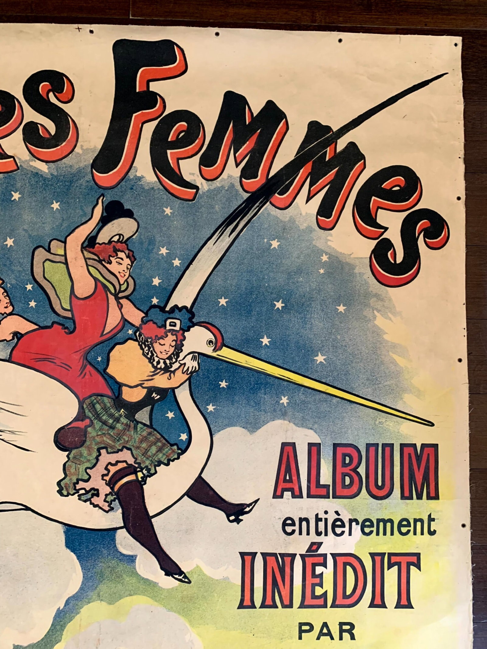 P'tites Femmes - Art by Albert Guillaume (1893) 38x49 French Promotional Poster - 3