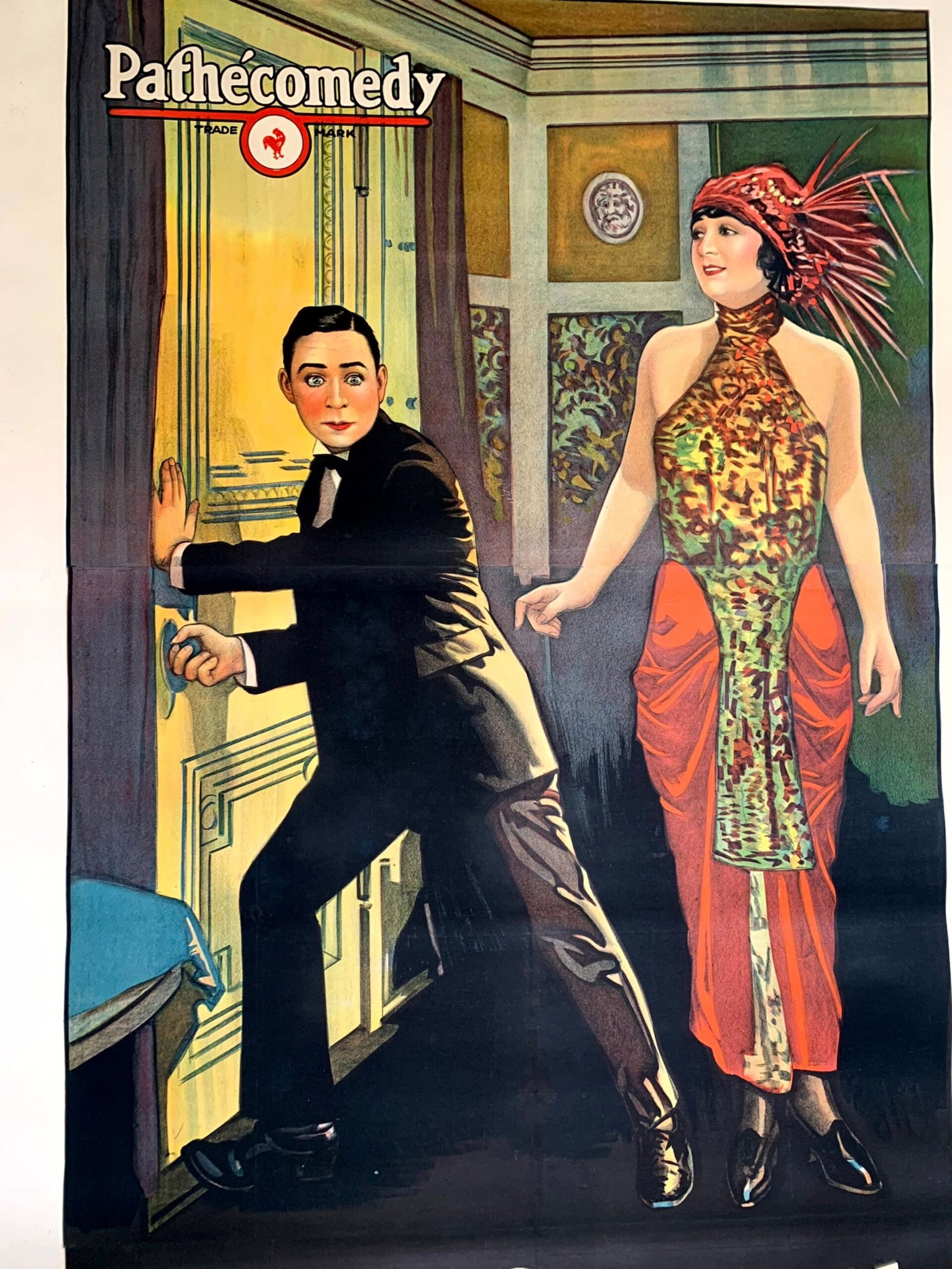 Flickering Youth - Mack Sennett (1924) US 3 Sheet Stone Lithograph by Morgan Litho. Co. LB - 3