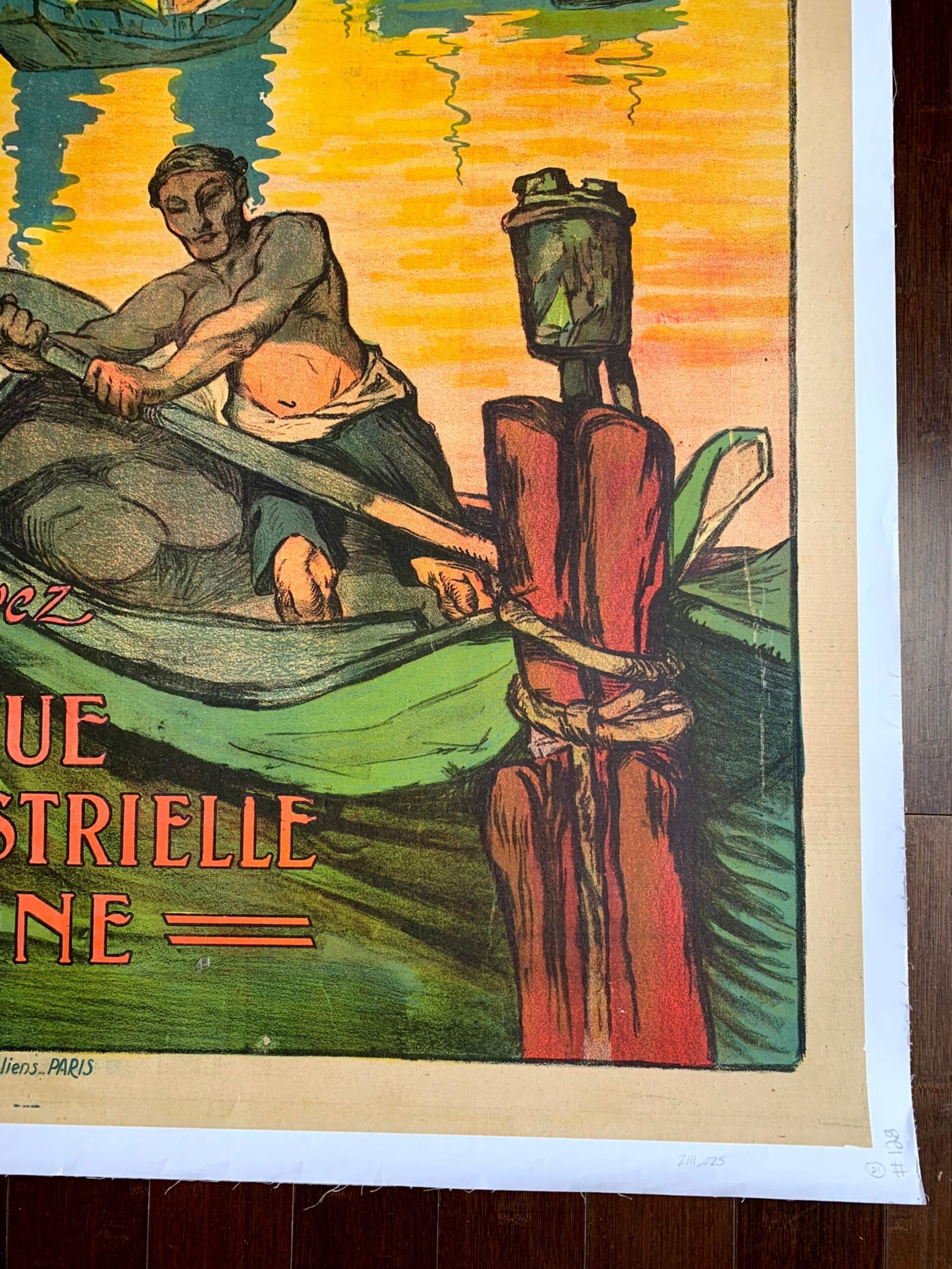 Emprunt de la Paix Banque Industrielle de Chine (1924) 46.5x30 French Lithograph Poster - 4