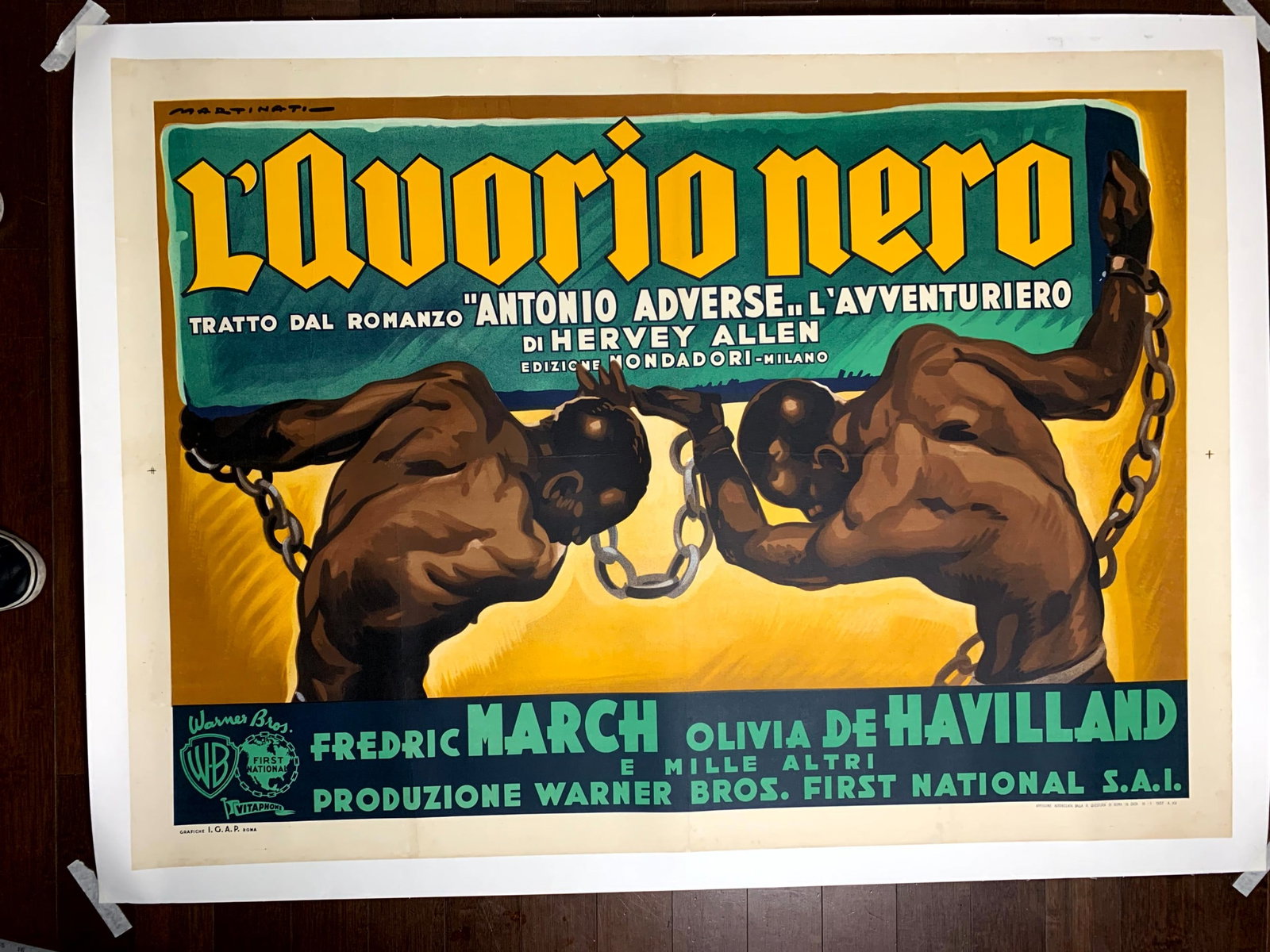 Anthony Adverse - Olivia de Havilland (1936) 39.5x55 Italian Movie Poster LB - 8