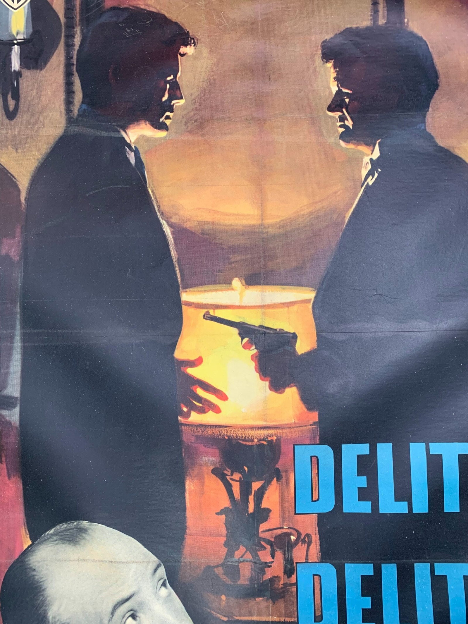 Strangers on a Train aka DeLitto Per DeLitto - Alfred Hitchcock (1951) 38.375" x 54.37" Italian - 7