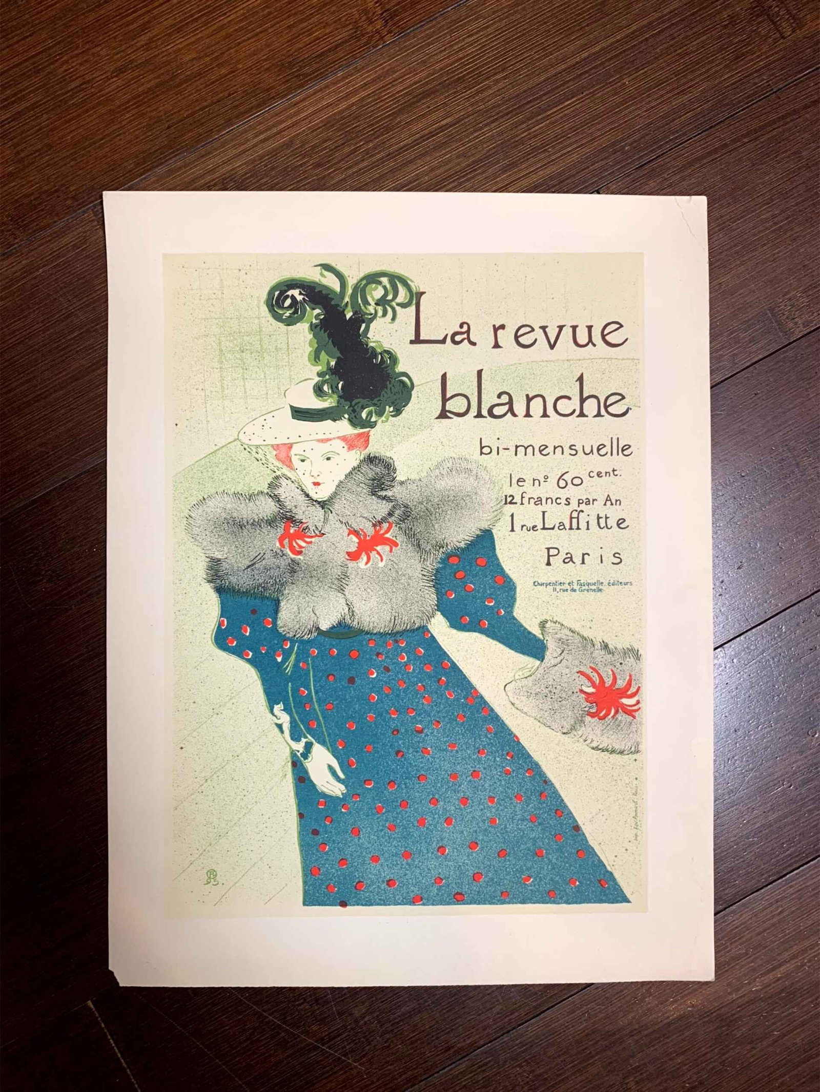 La Revue Blanche - Toulouse Lautrec (1896) 10x13 French Maitres D'Affiche Poster (1 of 5)