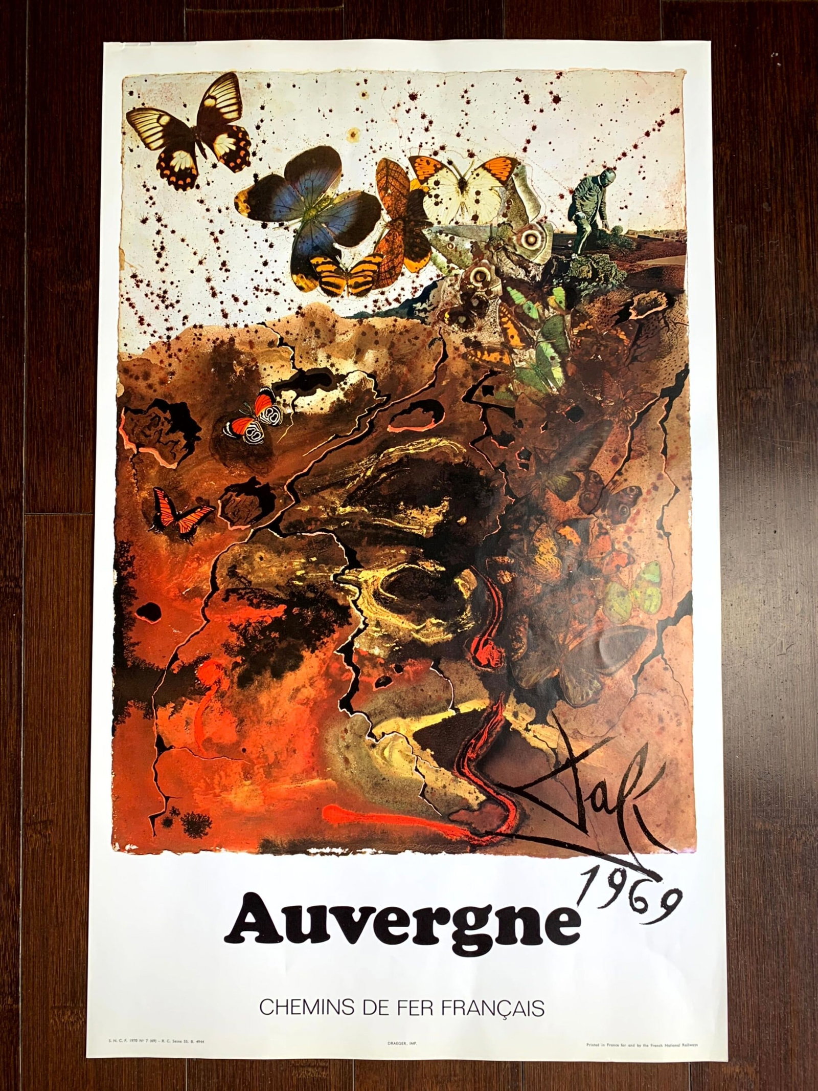 Dali Portfilio x6 French Railroads (1969) 14.6x24 French Travel Posters - 4