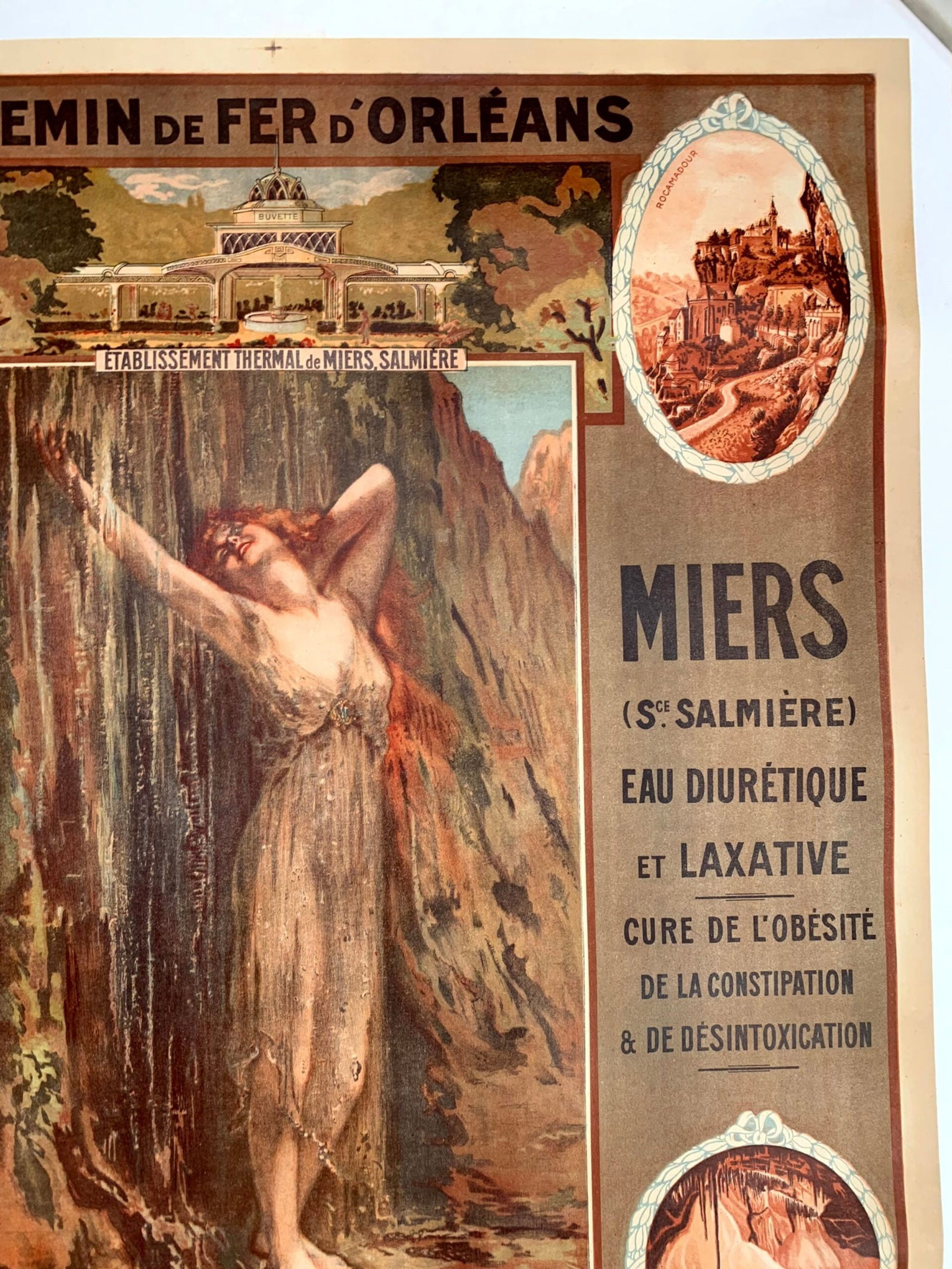 Chemin de Fer D'Orleans - Max Cremnitz (1900) 28.75"X40.5" French Travel Poster LB - 3