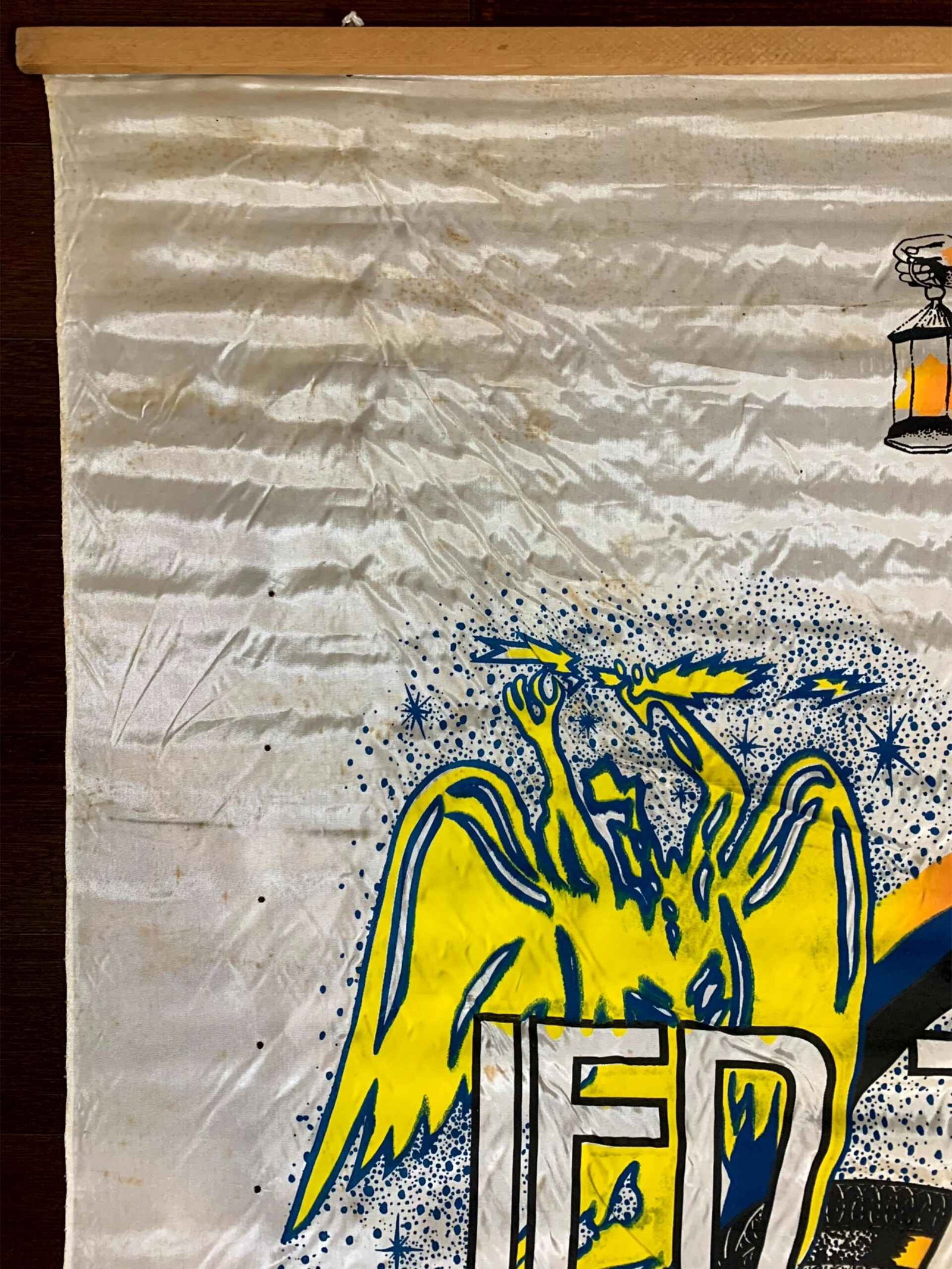 Led Zeppelin (1979) 42x44 US Cloth Concert Banner - Rare - 7