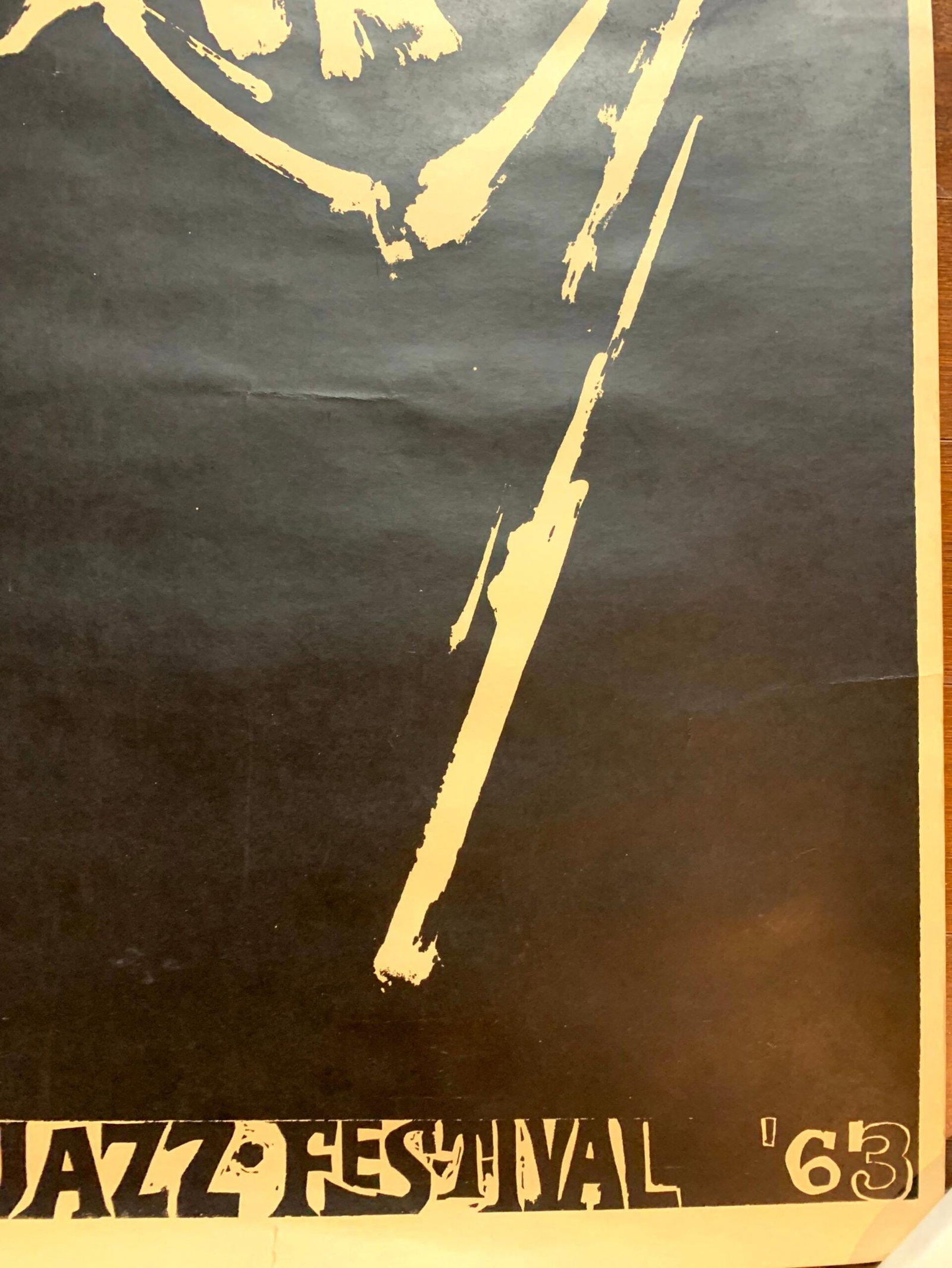 Monterey Jazz Festival - Earl Newman (1963) 22.5"X35" US Concert Poster - 4