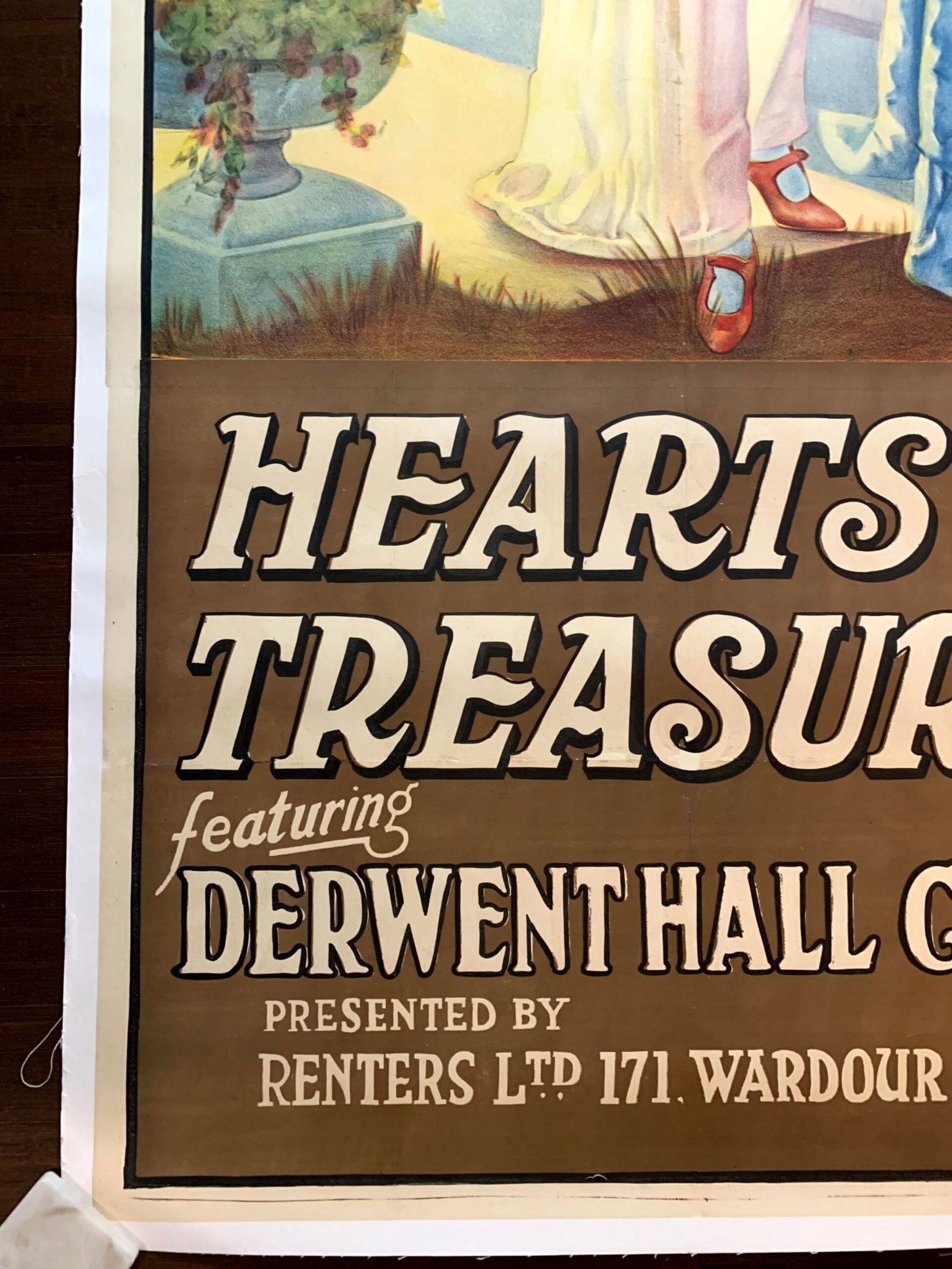 Hearts & Treasures (1919) US Three Sheet Movie Poster LB - 2
